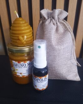 POKLON PAKET- Imuno med, propolis i svijeća